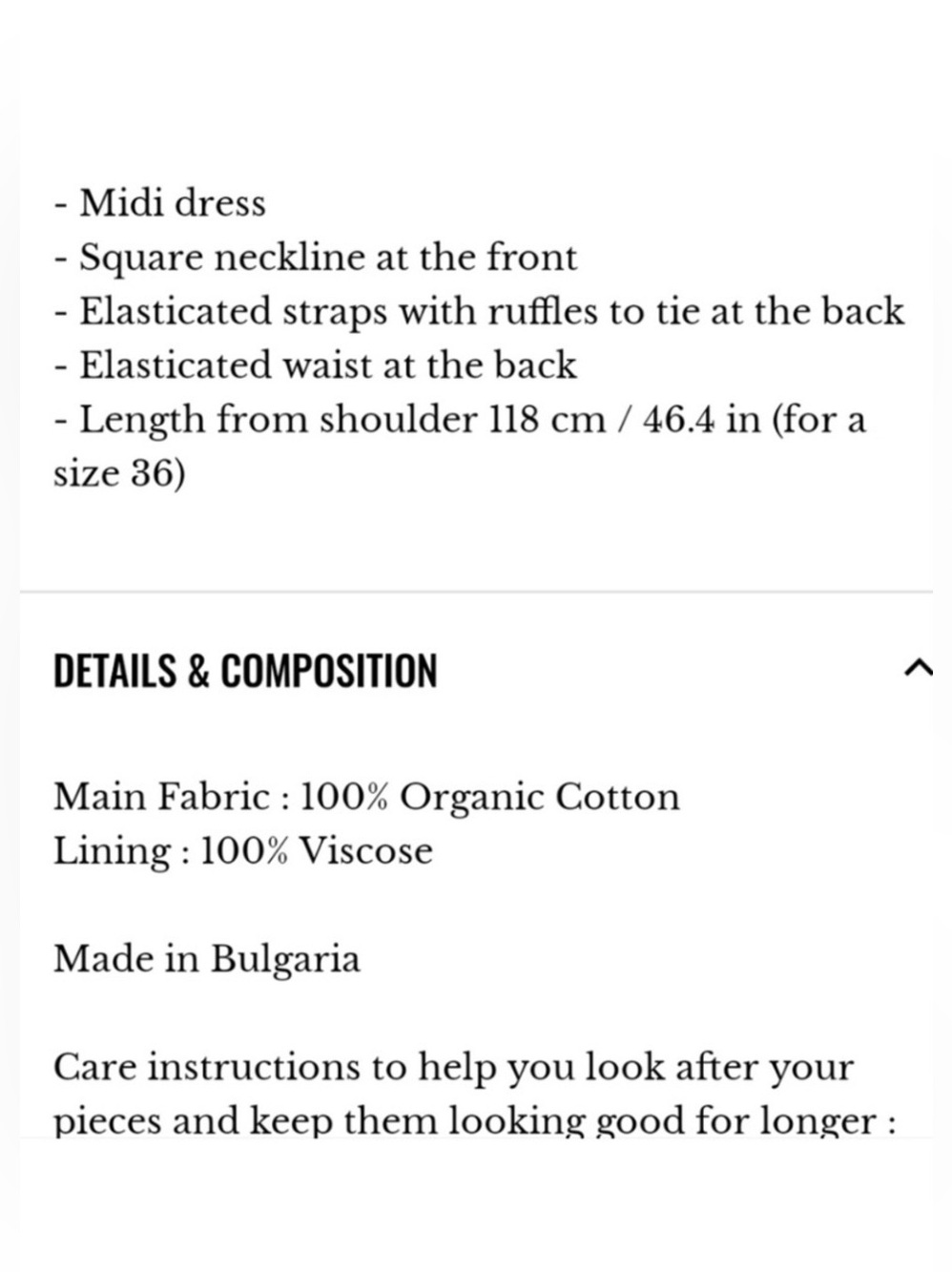 Sezane Melville dress - Picture 4 of 4